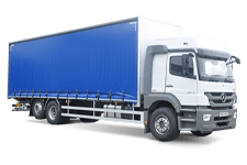 Car Hire Macclesfield - 26 Tonne Curtain Side Lorry - Truck hire Macclesfield